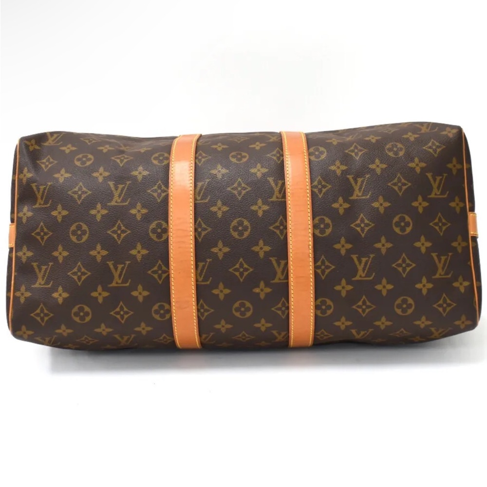 Authentic Louis Vuitton Monogram Keepall Bandouli… - image 6
